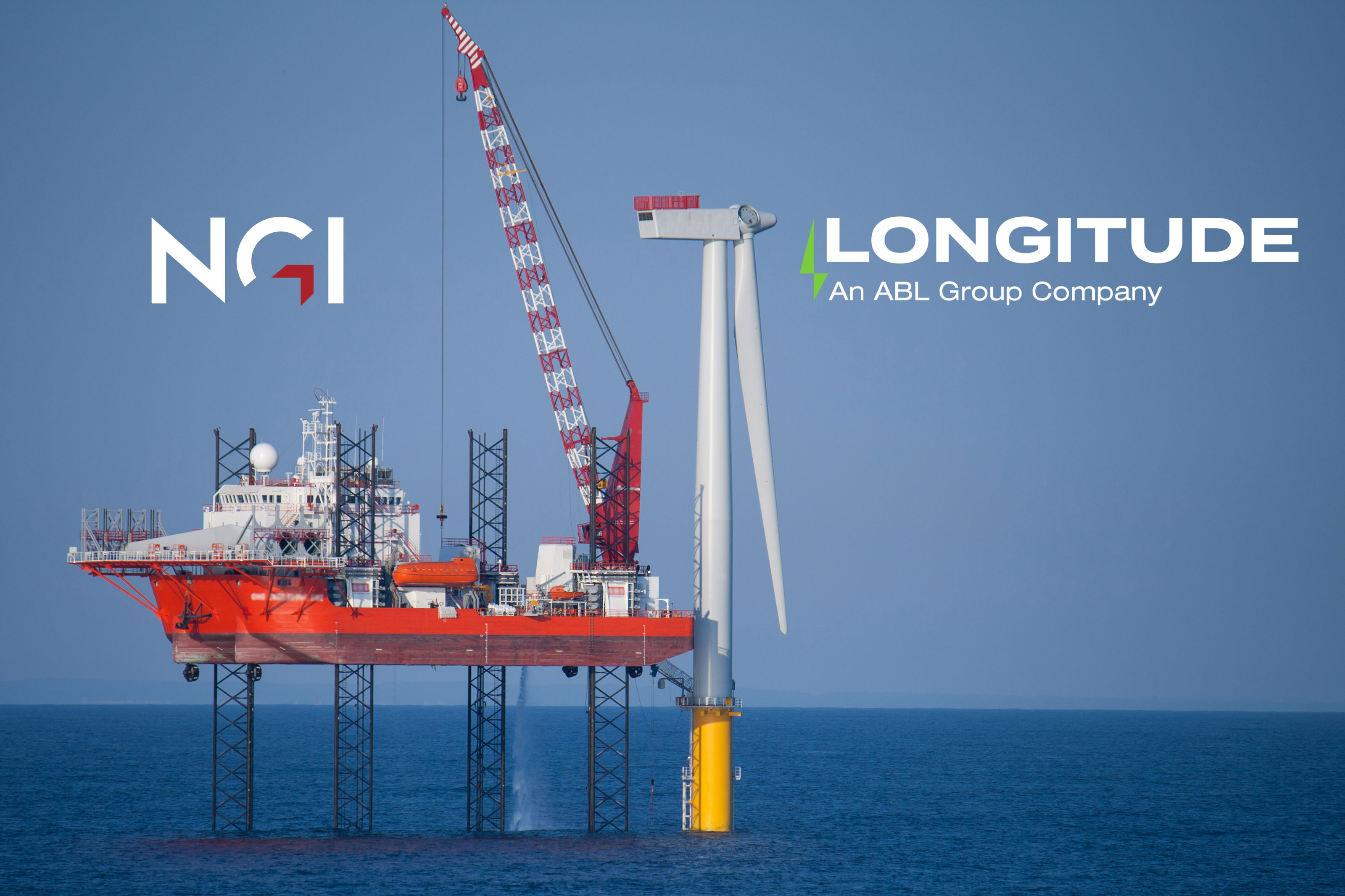 Picture of windfarm far out in the sea